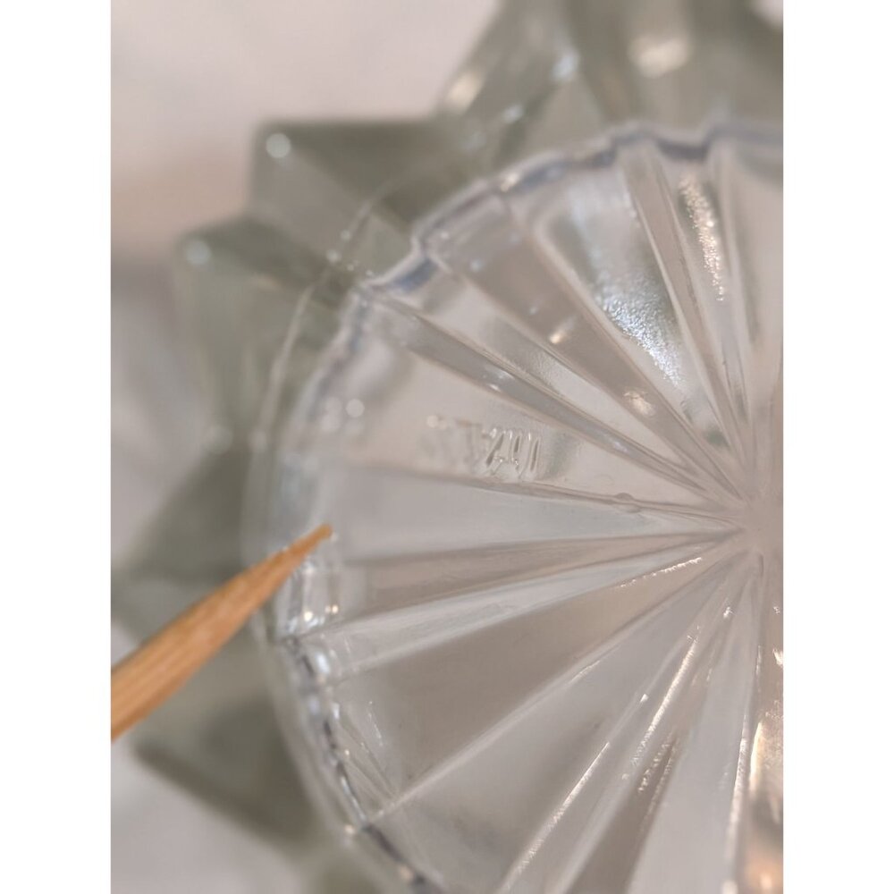 Clear Glass Ice Bucket Set 6 Glasses Italy-Made Tongs - Picture 5 of 16